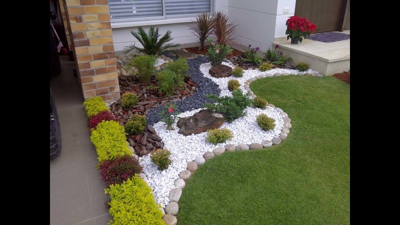 Jardins Com Pedras e Vasos