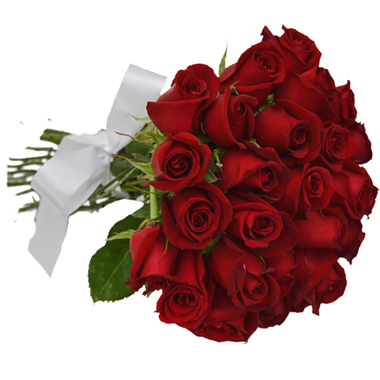 Buquê De Rosas Vermelhas e Brancas